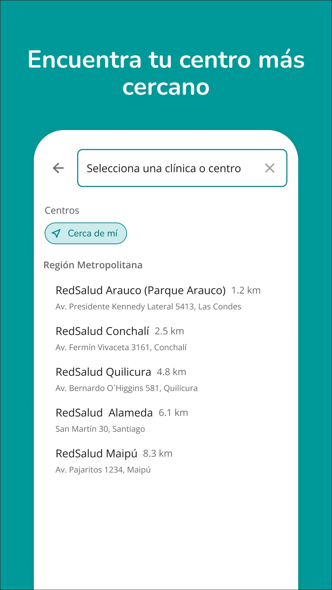 MiRedSalud screenshot